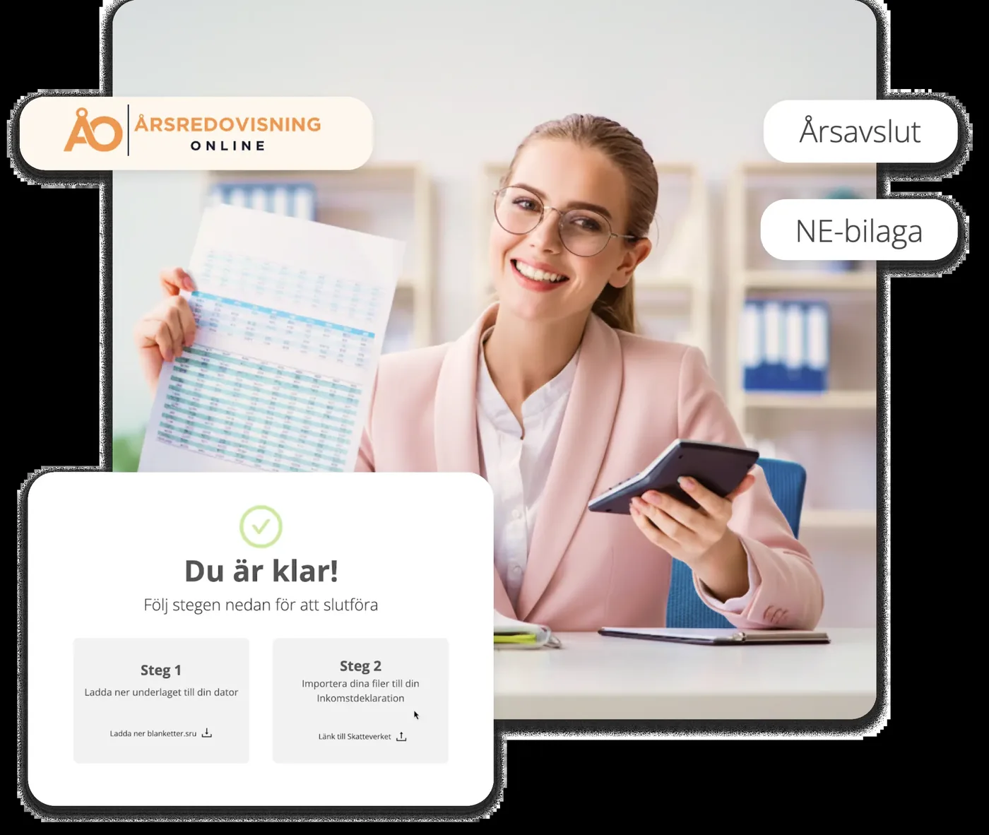 Årsavslut och bokslut i SpeedLedger