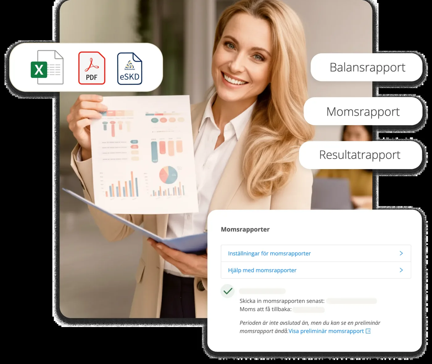 Ekonomiska rapporter alltid uppdaterade i SpeedLedger