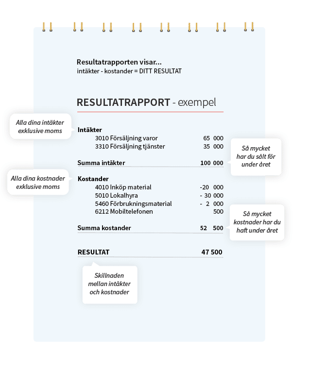 Resultatrapport-exempel