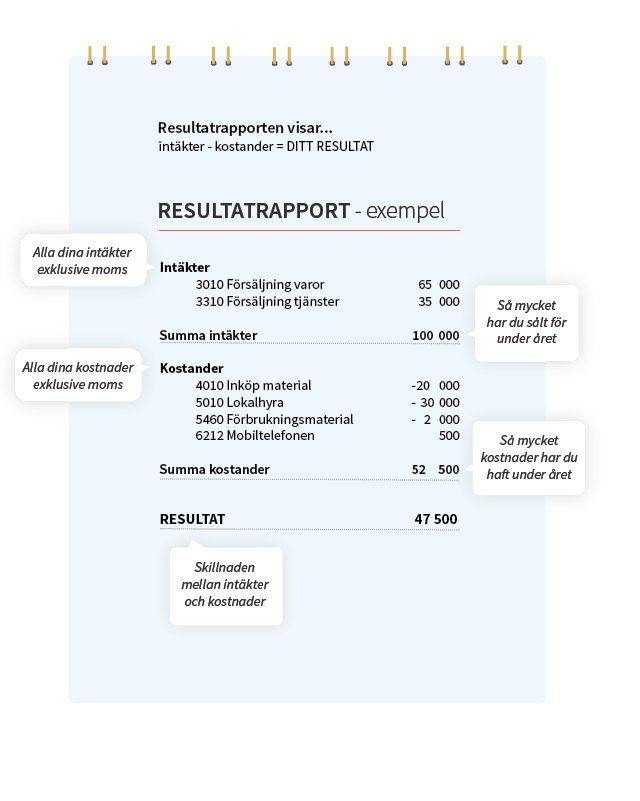 Resultatrapport-exempel