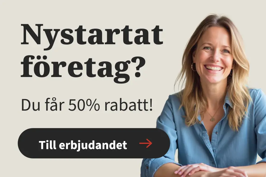 Nystartad erbjudandde